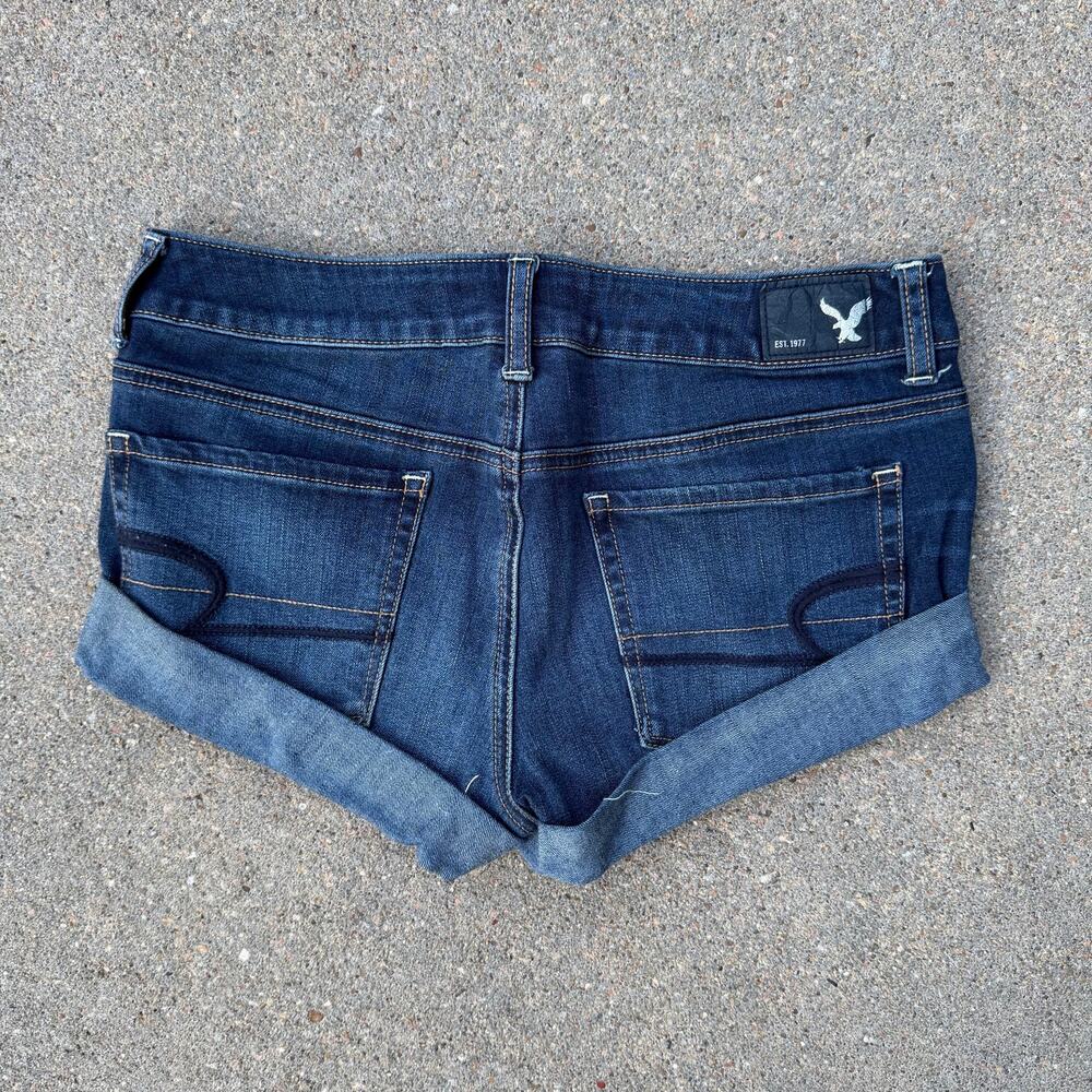 American Eagle Outfitters Super Stretch Shortie Jean Shorts Blue Size 6